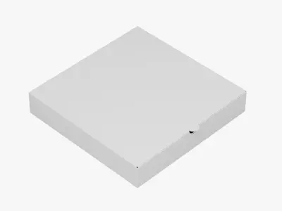 Pizza Box 3 3D model