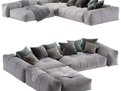 Pixel Sofa Saba 3D model