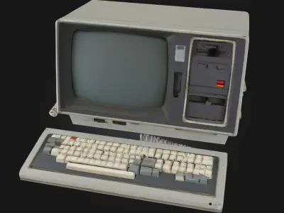 Retro Tech Nostalgia  Echoes of a Bygone Digital Era 3D model