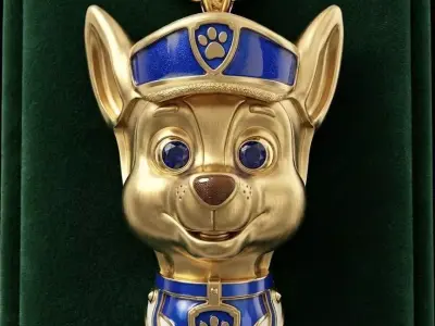 Paw Patrol 3D Bust Model 3D print model