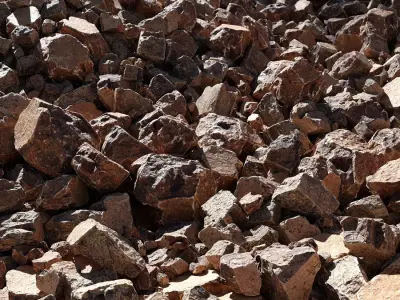  Large Desert Sandstone Rock Models Collection 