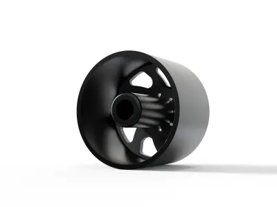 FRONT SPECIALITY FORGED D006 WHEEL 3D MODEL 3D model