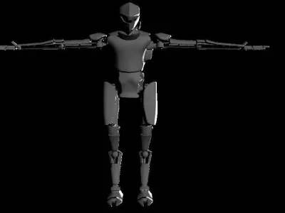 Robot Soldier Free 3D model