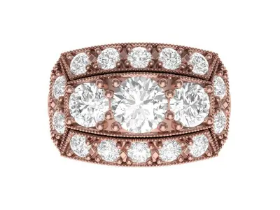 Wedding Ring  3D print model 448