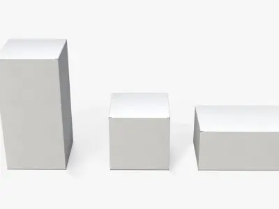  Tuck Top Boxes - White Essential Packaging Set 