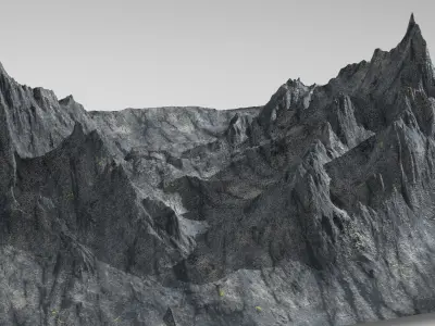 Narnia Mountains 4 3D model