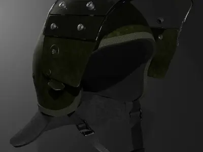 Combat helmet Zsh-1-2 Low-poly 3D model