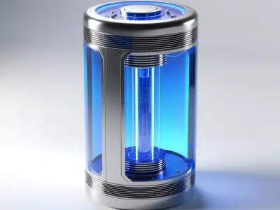 SciFi Energy Cell Container 3D model