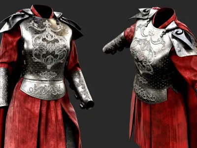 Female Fantasy Outfit  3D model