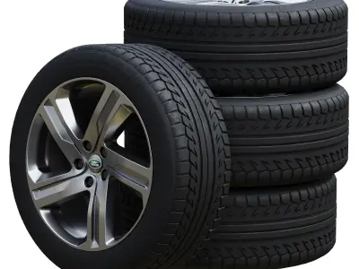 Land Rover wheels 3D model