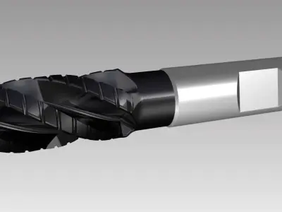 end mill Free 3D model