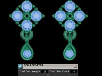 EARING STUDS  3D model 6