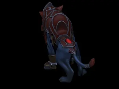 LionSculpt world of warcraft lion 3D model