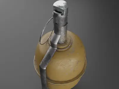 Grenade RGD-5  Free low-poly 3D model