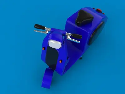 Scooter Free 3D model buy