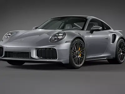 2026 Porsche 911 Turbo S Coupe 992 3D model