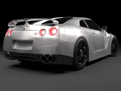 Nissan gtr R35  Free 3D model