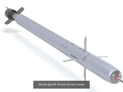 Missile Collection Pack 3D PBR Model