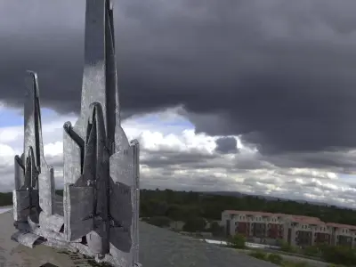 Halo Forerunner Inspired Towers 2 3D model
