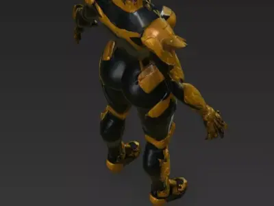female falcon blaze 3D model