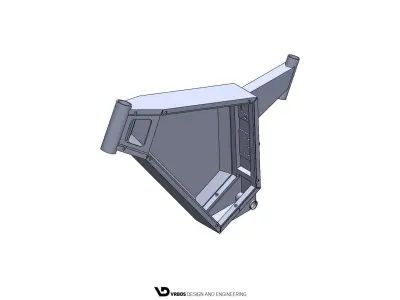 Electrical Bicycle Frame 3D model