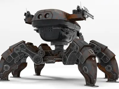 Spider Tank 3D model