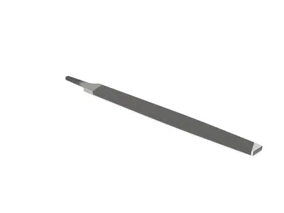SO 10 Bastard Cut Mill File 10MA Low-poly 3D model