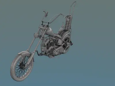 Chopper 3D model purchase