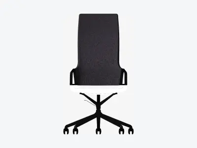 Chair - Conference - Worksmart - 5 Star Castors Low-poly 3D model buy