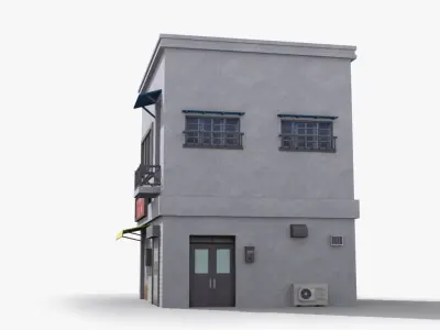 Japanese House x24 Low-poly 3D model purchase
