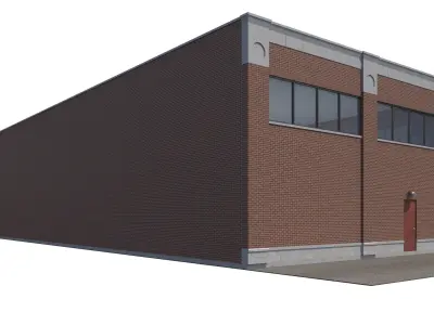 Commercial-030 Office Building 3D model