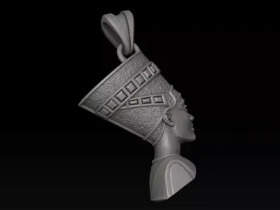 Nefertiti Pendant 3D print model