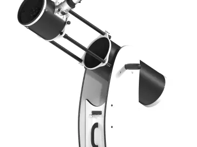 Dobson telescope  Skyliner  Low-poly 3D model