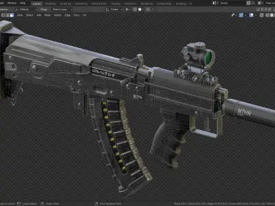 OTs-14 Gr0za 3D model