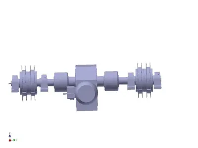 MOTOR HANGER EMS UP-DOWN 3D model