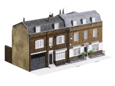 England building at old church st 34-36 modular London  3D model