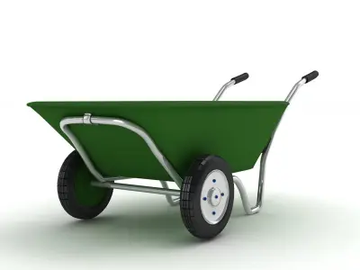 Wheel Barrow 3D model get