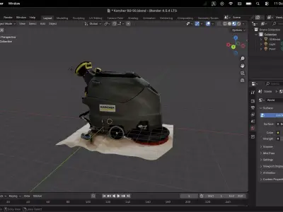 Kaercher BD 50 60 cleaning machine 3D model