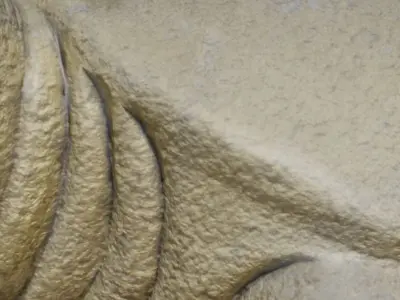 Korean style turtle statue 3D model