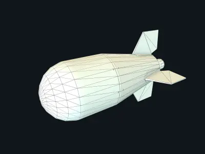 Mini Nuke Bomb Nuclear Damage PBR Low-poly 3D model