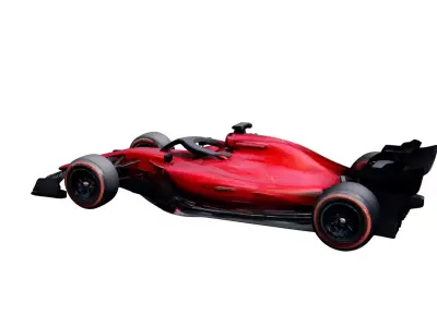 Generic Formula 1 Car Open Wheel High Performance Race Car Free 3D model