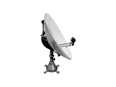 Satellite Dish Model Low-poly 3D model