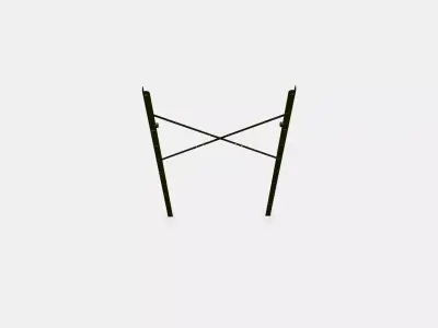 BROR Post Low-poly 3D model