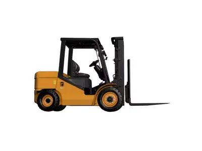 Compact Light-Duty Forklift Small Capacity Industrial Vehicle 3D model