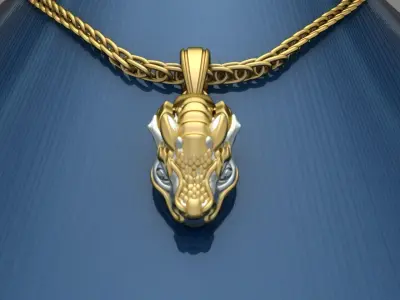 baby toothless Pendant 3D print model 3D print model