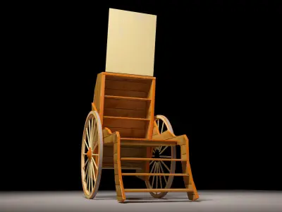 Snake Oil Cart Free 3D model
