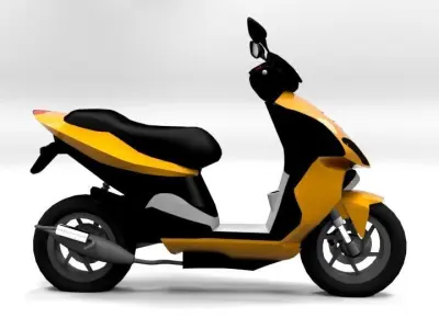 PIAGGIO NRG Low-poly 3D model