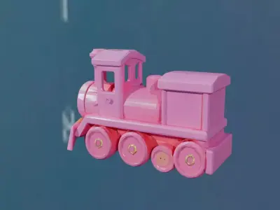 Our Lovely Pink Train 3D print model