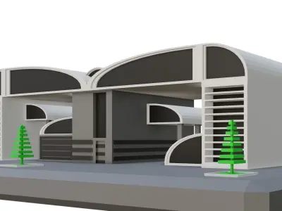 LowPoly House FREE Free low-poly 3D model