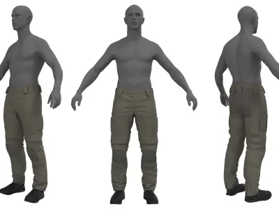 UF PRO Striker XT Eagle Gen 2 Combat pants - Marvelous Designer 3D model